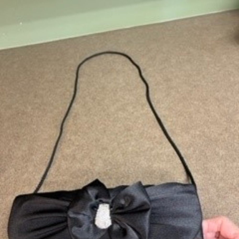 Black formal handbag